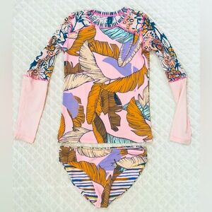 Maaji girls rash guard swim set
- size 12